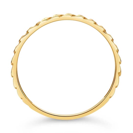 14K Yellow Gold 2mm Curb-Style Chain Band