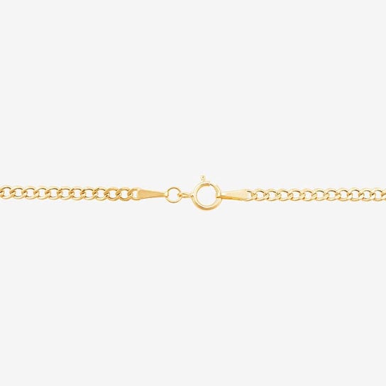 14K Yellow Gold Evil Eye Curb Chain Bracelet
