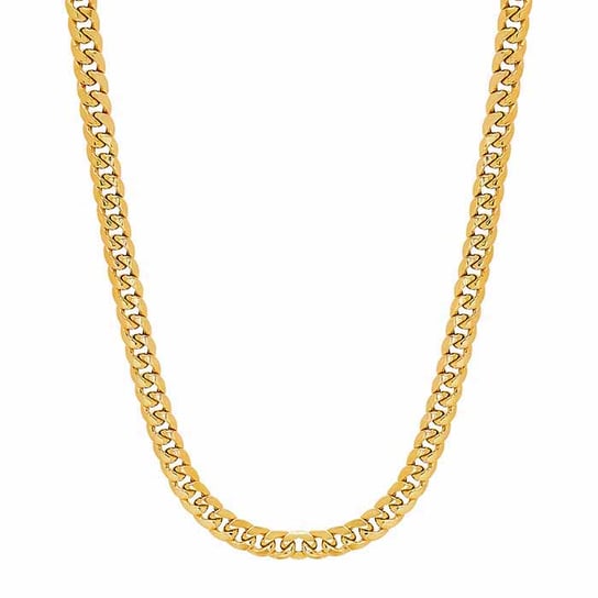 10K Yellow Gold 6.15mm Miami Curb Chain